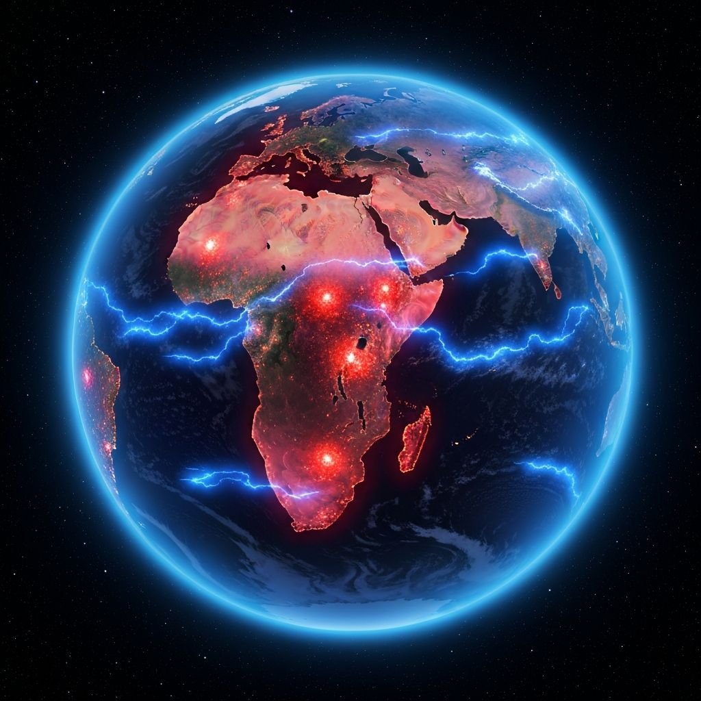 Earth being sanitized from space